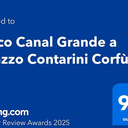Attico Canal Grande A Palazzo Contarini Corfu Venedig Exterior foto